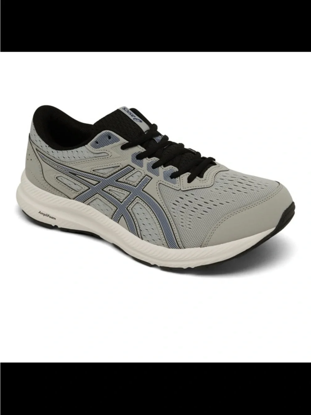 NWT asics men’s gel content 8 extra wide width running sneakers gray size 11.5 W